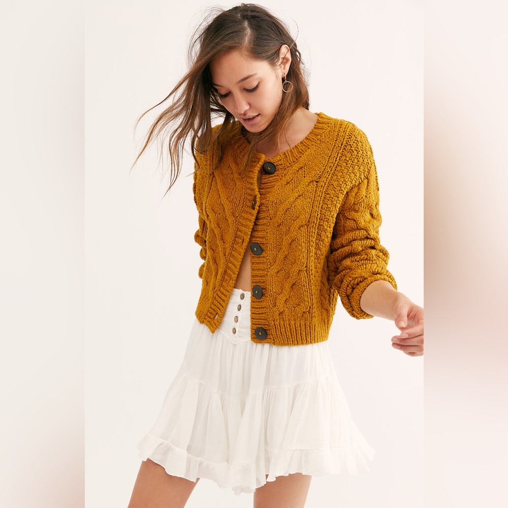 Free People Bonfire Cardi Sweater Womens Size M - NWOT